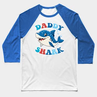 Daddy Shark Baseball T-Shirt